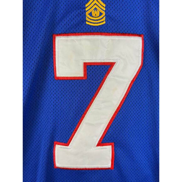 Battlefield Collection Football Jersey Ft Bliss Stay Army RWB #7 Stitched Large - Picture 10 of 14